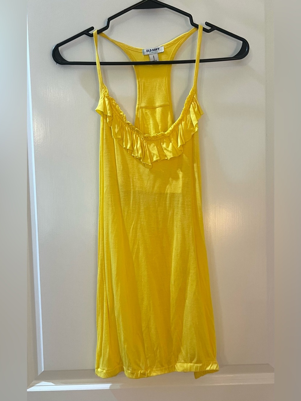 Old Navy Yellow Crewneck Women's Tank